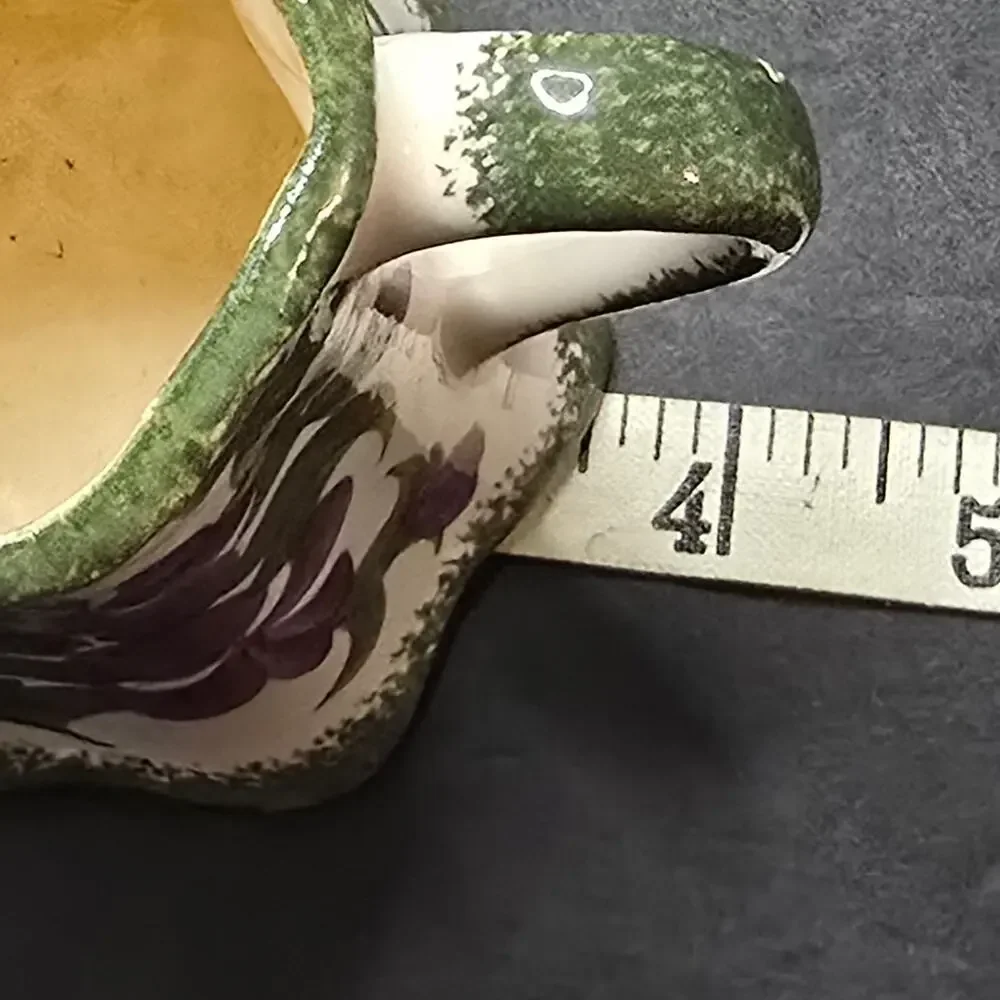 Clinchfield Artware Cash Family Pottery Hand Painted Miniature 1940s 4 Inch